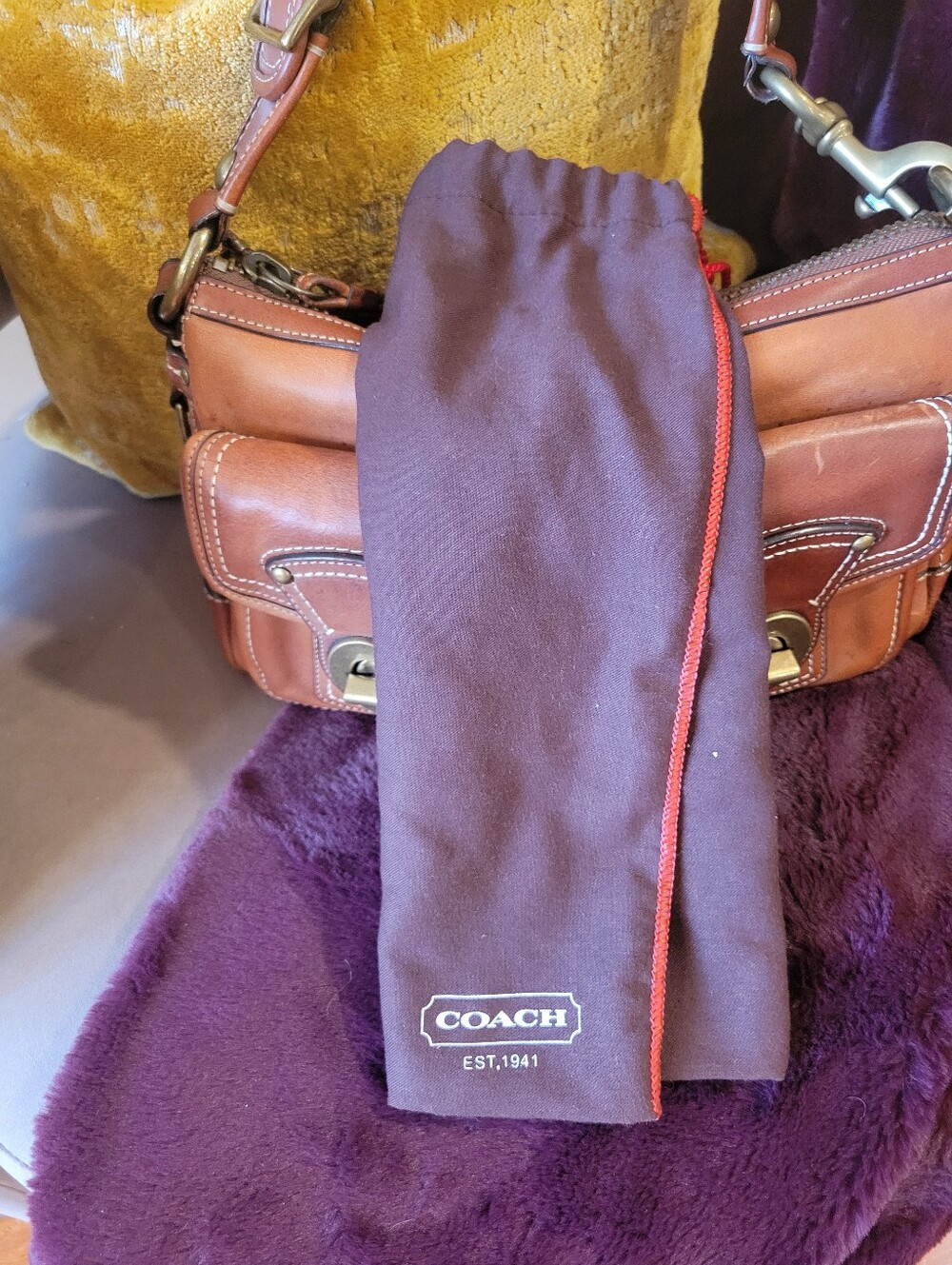 Coach Legacy 65th Anniversary Double Turn-Lock Shoulder Bag - Picture 13 of 13